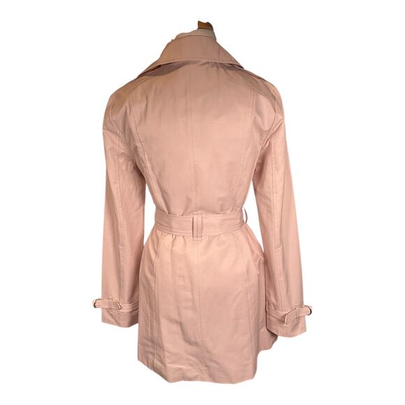Express Light Blush Belted Trench Coat Size Small light weight New Without Tags - Picture 2 of 11